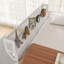 Lit mezzanine double avec échelle, lit mezzanine double en métal avec tablettes de rangement, lit mezzanine pour enfants, blanc