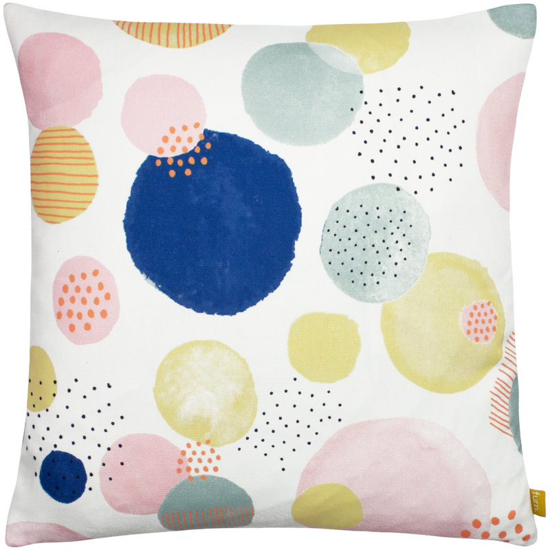 Dottol Polka Dots Square Throw Cushion
