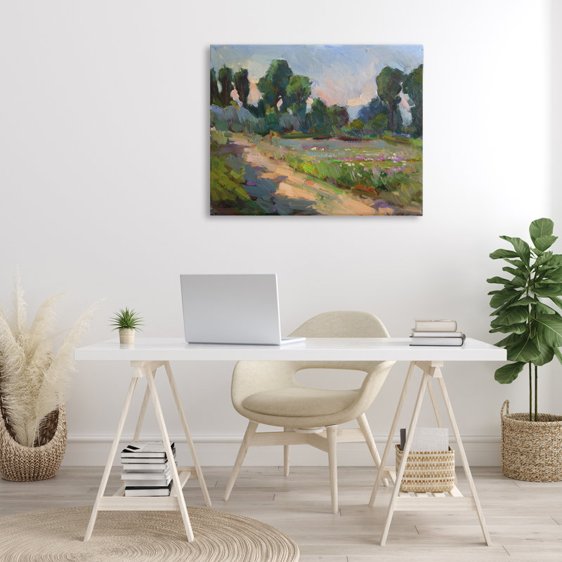 Art mural sur toile Idaho Spring Tree Grove par Alexi Fine, H 30 po x l 40 po