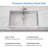 30'' L Undermount Single Bowl Stainless Steel Kitchen Sink