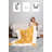 Initial "H" Luxury Soft Throw Blanket - YELLOW