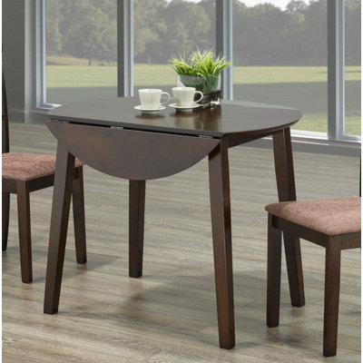Table de salle à manger en bois, couleur espresso
