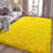 6x9 ft Shag Area Rugs for Living Room, Soft Fluffy Rugs for Bedroom, Nursery, Kids Room Home Decor, Bright Yellow-523987345