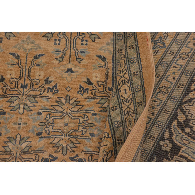 Tapis unique brun de 9 pi 2 po x 12 pi Ozella par Arshs Fine Rugs
