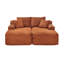 Chaise longue double compressible avec porte-gobelets-728933185-728933187