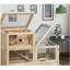 Cage à hamster en bois à 2 niveaux