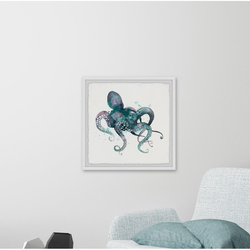 Tentacles I - Single Picture Frame Print, 41cm H x 41cm W x 3.81cm D