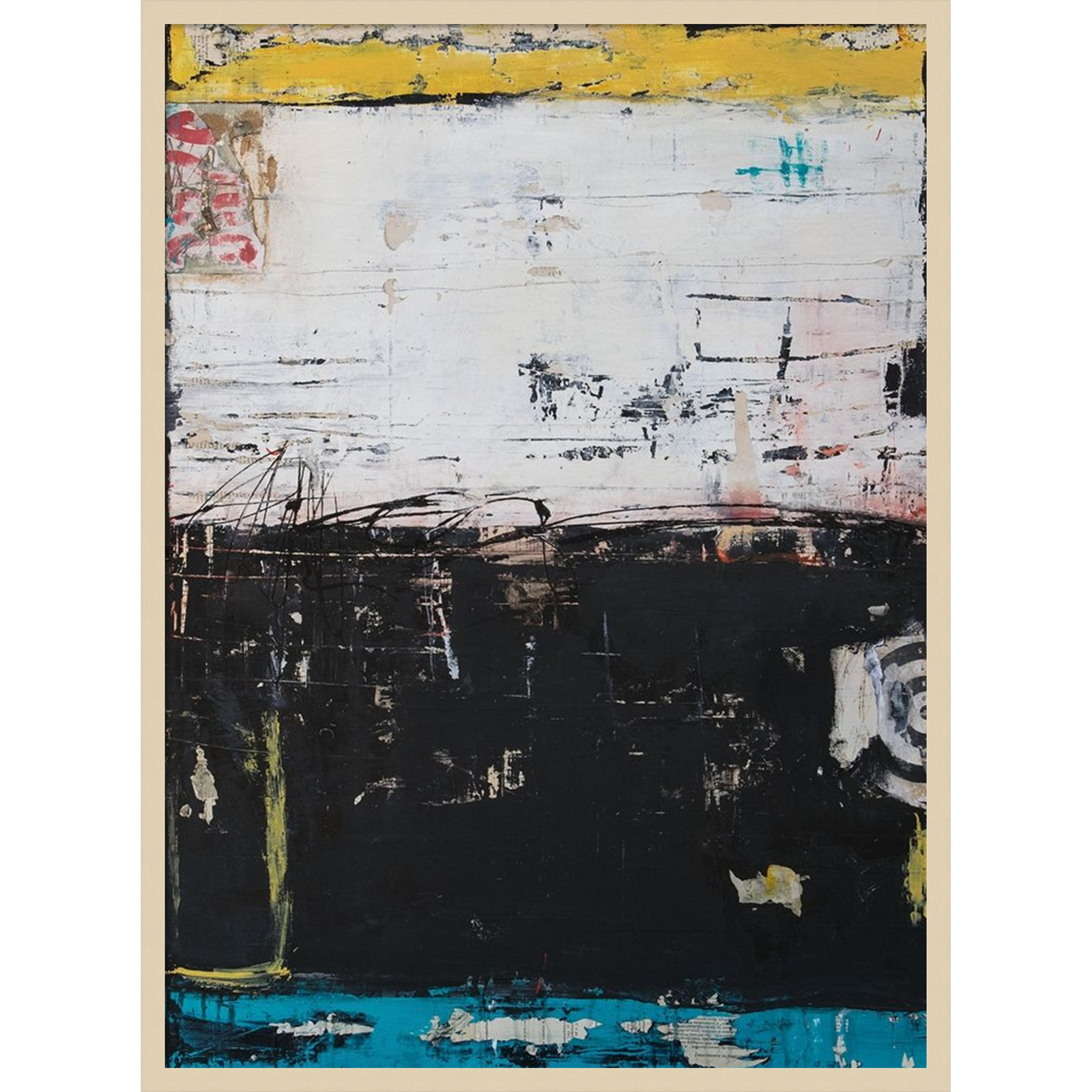 Down and Dirty Print by Erin Ashley, 41" H x 31" W, Brown
