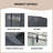 8FT Outdoor Waterproof Metal Storage Shed-106263794