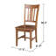 Lola Solid Wood Butterfly Extension Dining Set-220532035-220532094