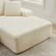 Canapé modulaire surdimensionné de 109 po avec méridienne en velours côtelé avec méridienne Boneless, sans assemblage requis-642122152