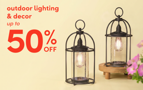 outdoor lighting & decor clearance