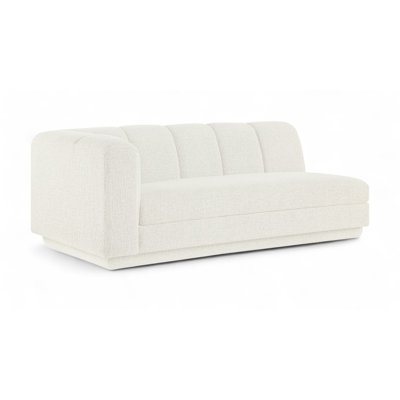Chiquita 76.75" Fabric Upholstered Left Arm Sofa