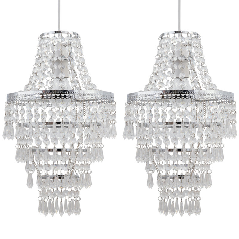 35 cm H Novelty Pendant Shade ( Uno ), Clear
