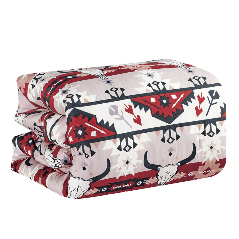 Ensemble d'édredon en microfibre 7 pièces , Édredon pour très grand lit + 2 très grandes ta