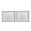 2 grandes décorations murales rectangulaires pour la maison - salon, chambre, bureau, couloir, art pour la décoration