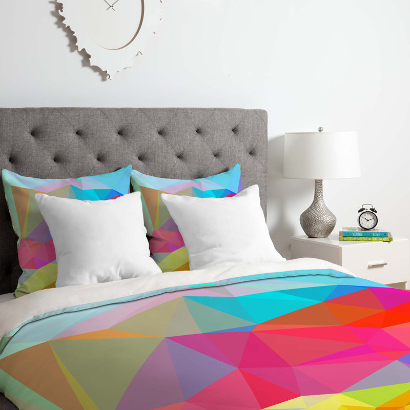 Ensemble de housse de couette, Housse de couette pour grand lit et 2 taies décor