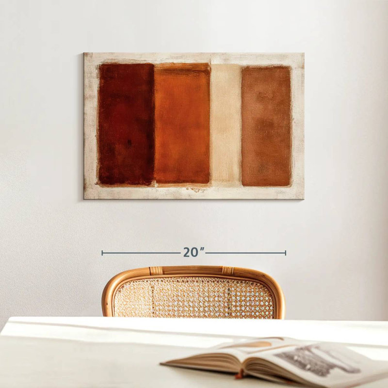 Warm Vertical Kux, 16" H x 24" W