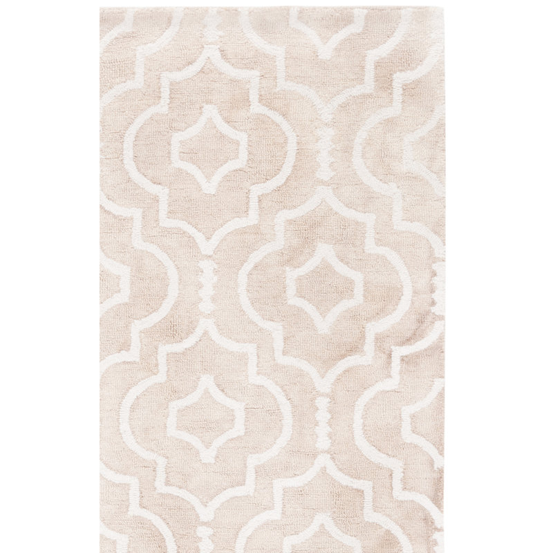 Tapis beige / ivoire Dip Dye 538, Tapis de couloir 2 pi 3 po x 8 pi