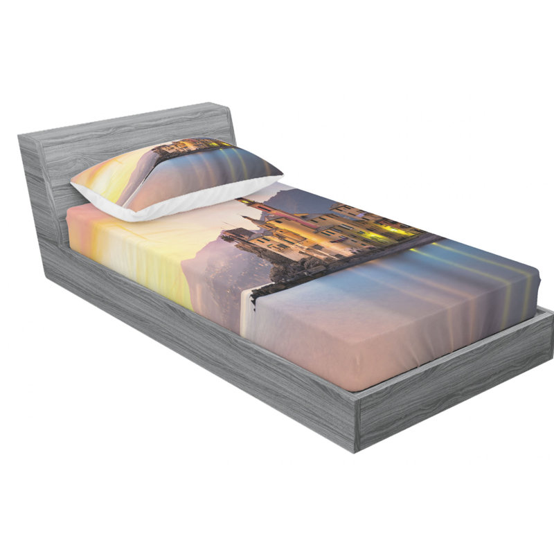 Microfiber Sheet Set, Twin XL Sheet Set with Fitted Sheet
