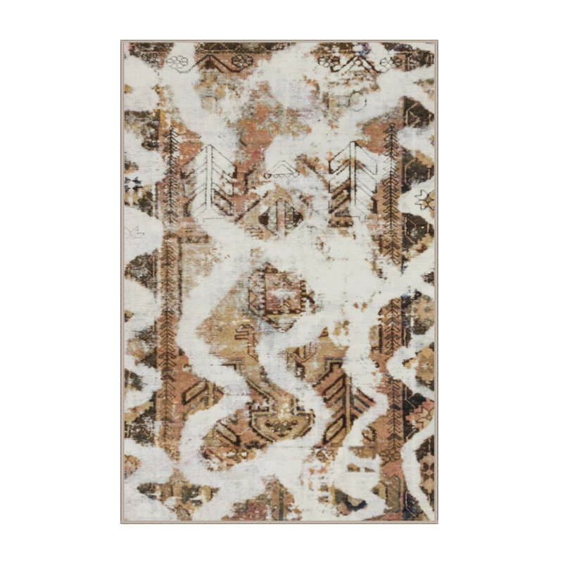 Abstract Indoor Rug, Runner 2' x 5'