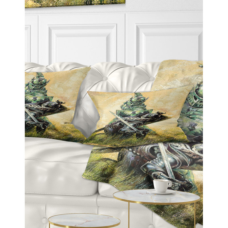Coussin The Duel, Rectangulaire, 12 po x 20 po