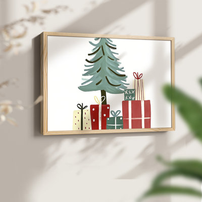 Chirstmas Art-LXXXII -Framed Print - Restickable