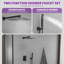 Luxueuse poignée simple 2 jets 10 po Tête de douche murale murale avec robinet de douche à main-108989392