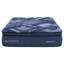 Matelas pour très grand lit 14 po avec unité de poche, couches en mousse bleue, mémoire et housse souple roulée compressée, mousse, couches