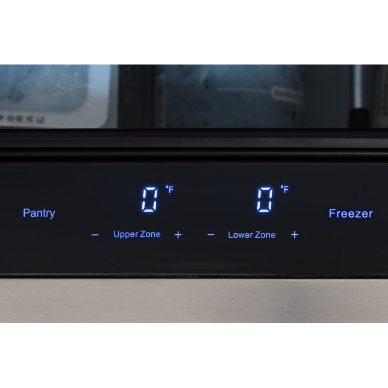 Zephyr Presrv 24" Built-In Dual Zone Panel Ready Refrigerator Freezer Drawers
