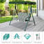 Gainesboro Porch Swing with Canopy