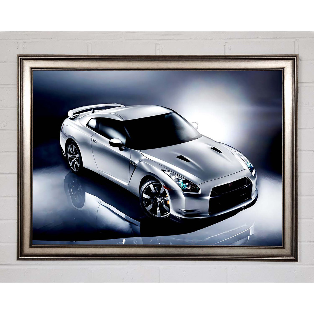 Nissan Skyline Silber - Einzelner Bilderrahmen Kunstdrucke