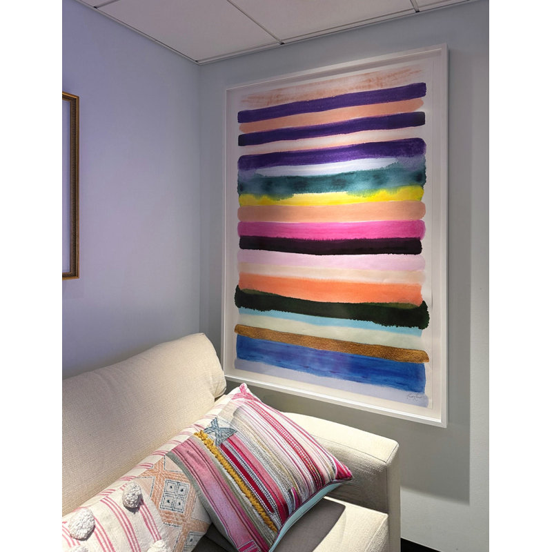 Be The Joy #3 By Kristi Kohut, White Wood, 48" H x 36" W