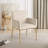 Khaliya Chenille Fabric Dining Chair-1542124460-1542124458