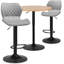 Latika 2 - Person Pedestal Dining Set-790176837-790176843