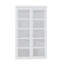 48 portes de placard coulissantes en verre manufacturé 48 po x 80 po et 5 pièces avec quincaillerie d'installation-118317394