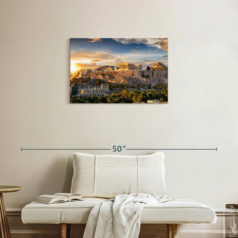 Adella Golden Acropolis, 20" H x 30" W