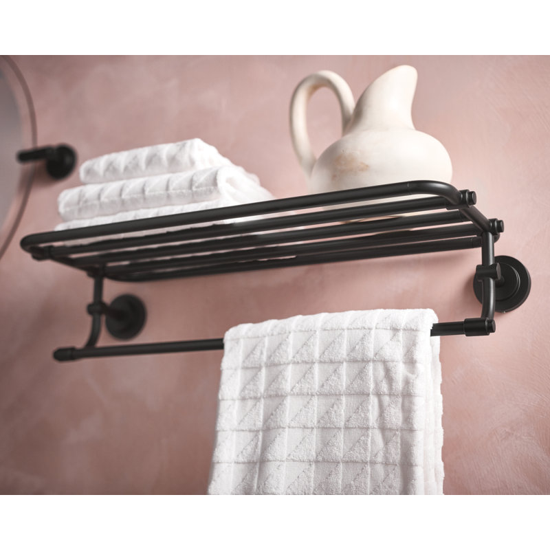 Moen Iso Wall Shelf, Matte Black