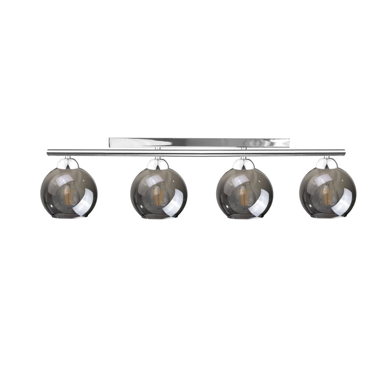 Kiryazov Glass Flush Mount, Silver