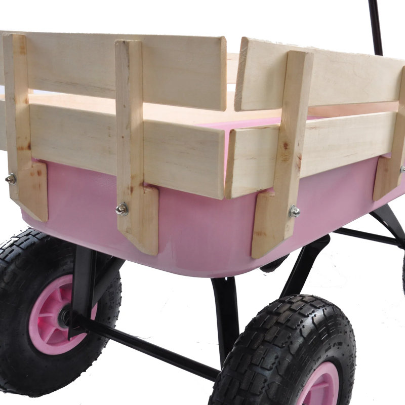 Chariot de jardin pour l'extérieur avec chariot pneumatique