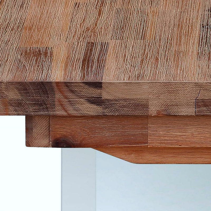 Courser Solid Wood Coffee Table, Brown, H40 x L60 x W60cm