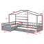 Lit plateforme House avec trois tiroirs de rangement-1366544902
