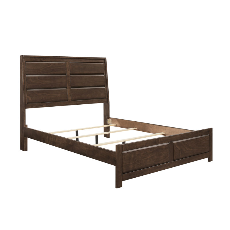 double pour la chambre à coucher, cadre de chambre à coucher contemporain en bois, Grand lit