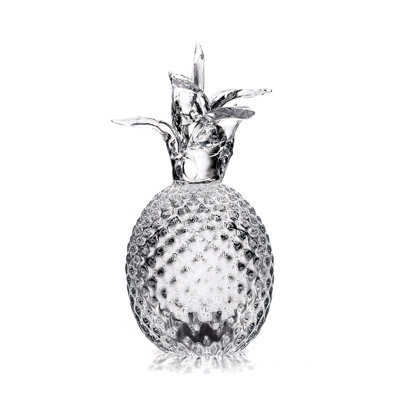 Handmade Glass Pineapple Figurine