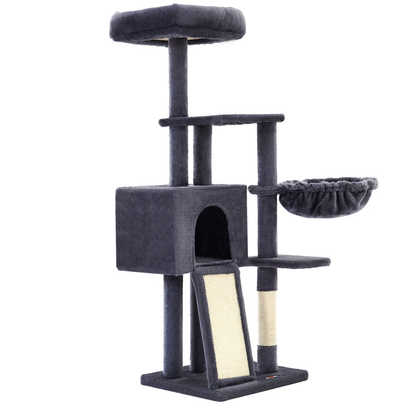 135cm Cat Tree, Smoky Grey