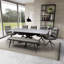 Avelie Extendable Metal Base Dining Table-1722950041