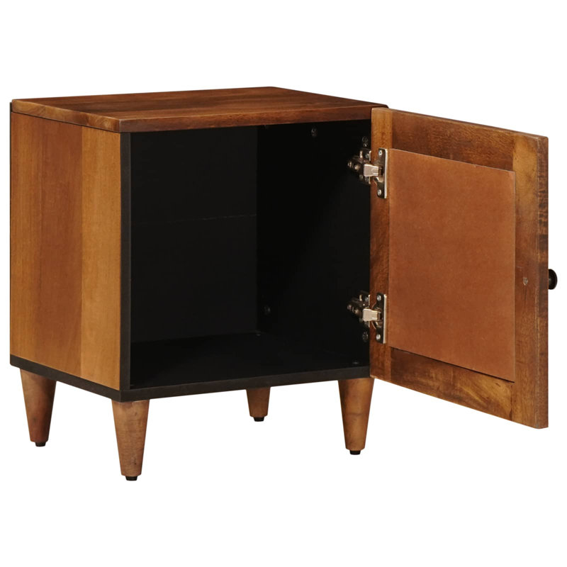 40cm W Solid Wood Bedside Table