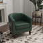Edvardas 73.9 Cm Wide Tufted Barrel Chair-1994405246