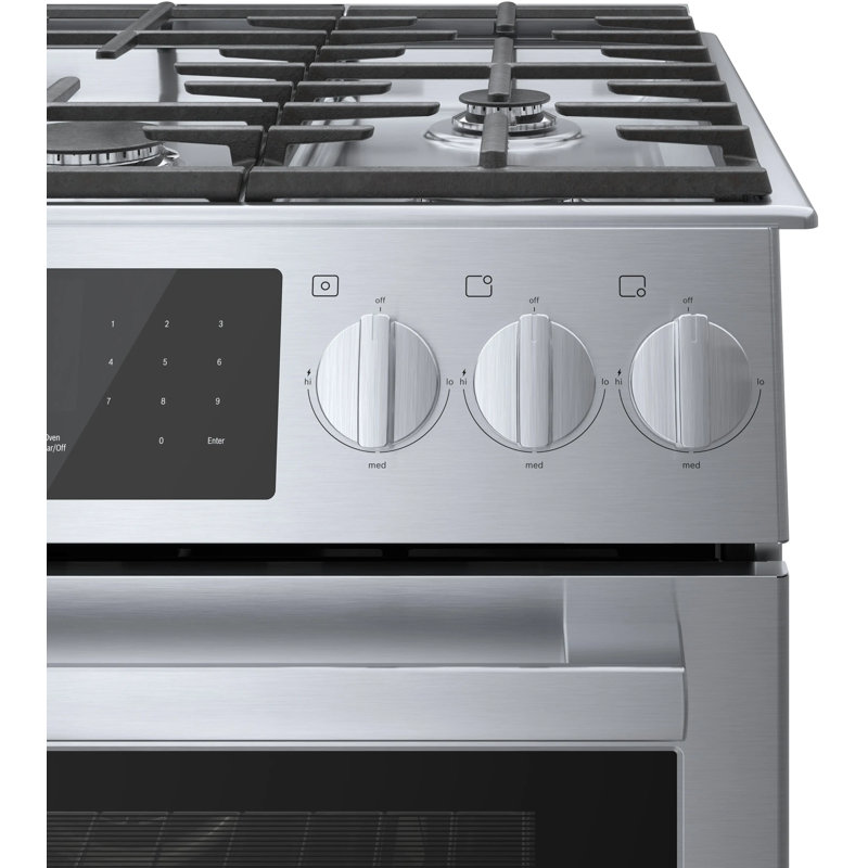 800 Series 30" 4.6 cu ft. Slide-in Electric Range, Stainless Steel