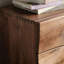 Commode à cinq tiroirs Walnut Wave